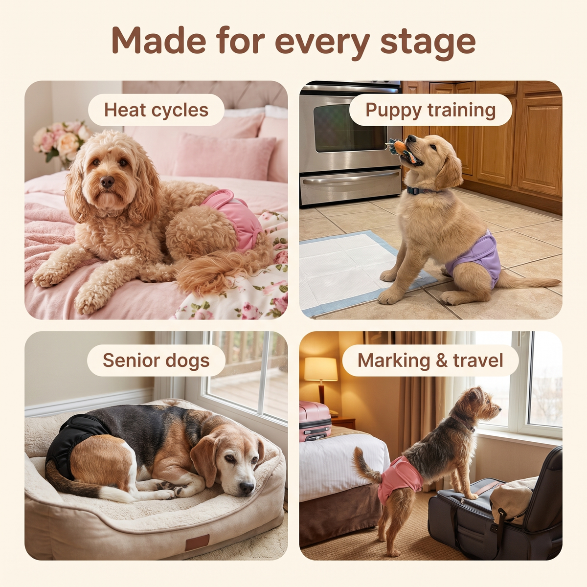 NorAlert for heat cycles, puppies, seniors and marking